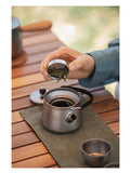 Wild wind titanium tea set