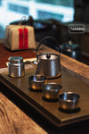 Wild wind titanium tea set