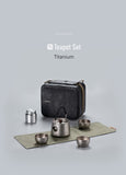 Wild wind titanium tea set