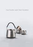 Wild wind titanium tea set