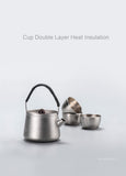 Wild wind titanium tea set
