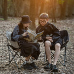 Oxford Cloth Folding Moon Chair