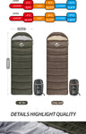 U150 U250 U350 envelope cotton sleeping bag with hood
