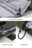 U150 U250 U350 envelope cotton sleeping bag with hood