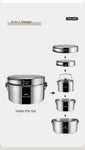 3-in-1 Stainless Steel Kettle & Pot Set
