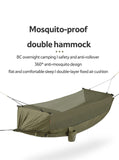 Anti-mosquito double-layer hammock