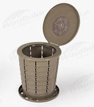 Portable Outdoor Folding Toilet, Trash Can