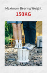 Portable Outdoor Folding Toilet, Trash Can