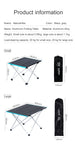 aluminum alloy folding table