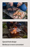 Titanium ultralight Barbecue Plate