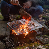 Titanium ultralight Barbecue Plate