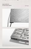 Titanium ultralight Barbecue Plate