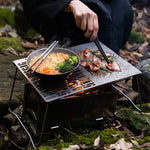 Titanium ultralight Barbecue Plate
