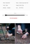 Portable Folding Lamp Pole