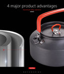 Ultrlight aluminum Teapot