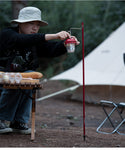 Portable Folding Lamp Pole