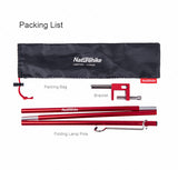 Portable Folding Lamp Pole