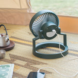 Ultralight  USB Charging Fan with ring light