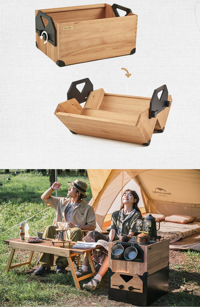 Multifunctional Solid Wood Storage Box 50L – www.naturehikeoman.com