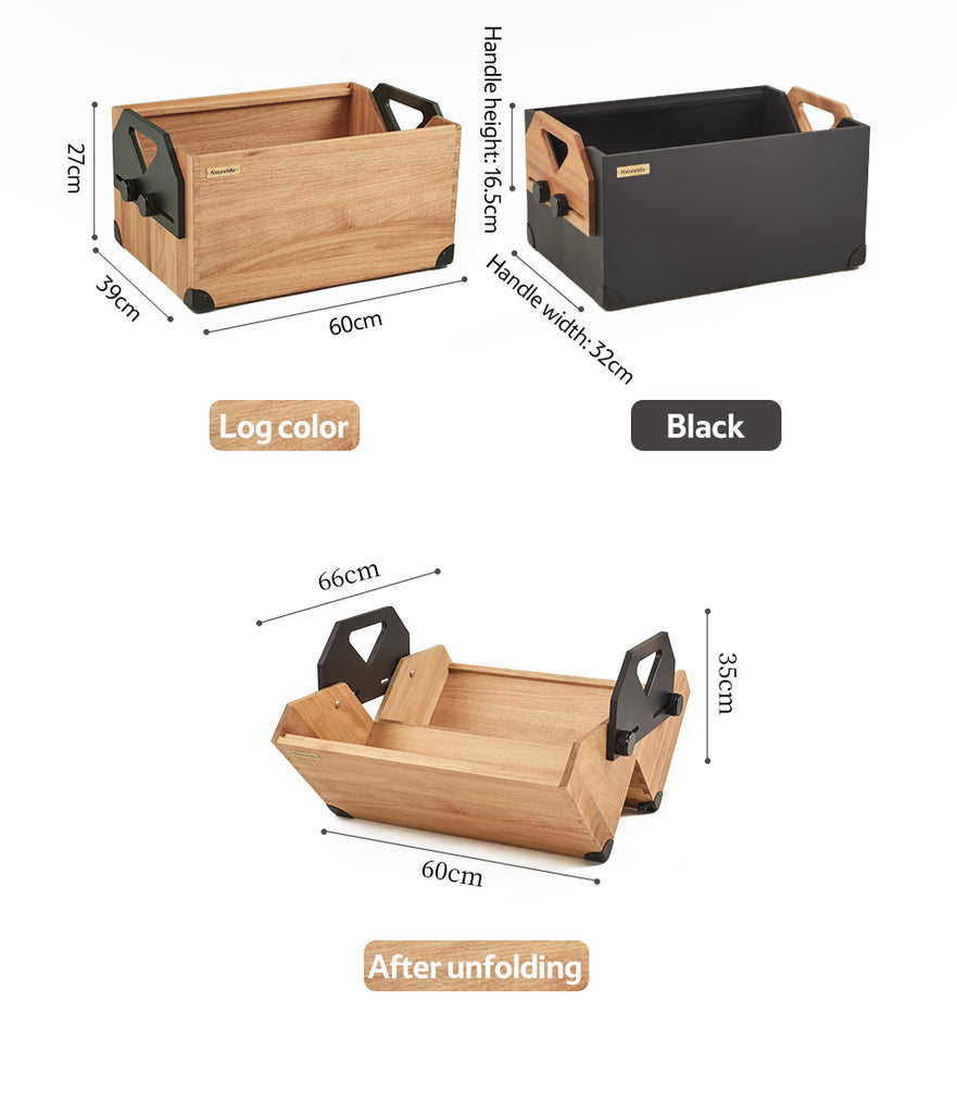 Multifunctional Solid Wood Storage Box 50L – www.naturehikeoman.com