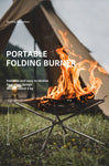 Stainless Steel Folding Camping Fire Rack