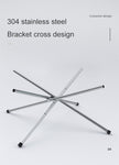 Stainless Steel Folding Camping Fire Rack