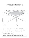 Stainless Steel Folding Camping Fire Rack