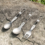 Titanuim Folding Fork Spoon