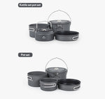 Aluminuim Alloy Camping Pot Set