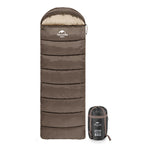 U150 U250 U350 envelope cotton sleeping bag with hood